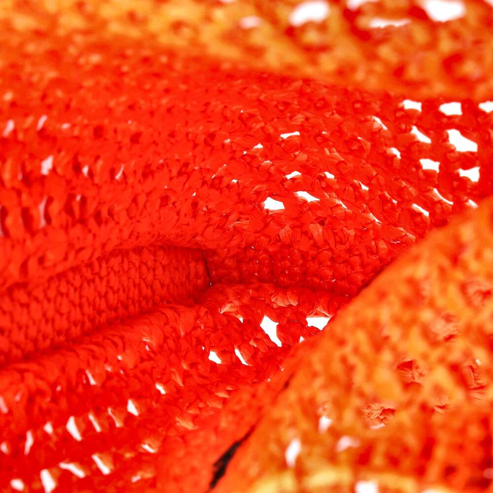 Prada Triangle Logo Open Tote Raffia #200429P16B - Picture 5 of 6